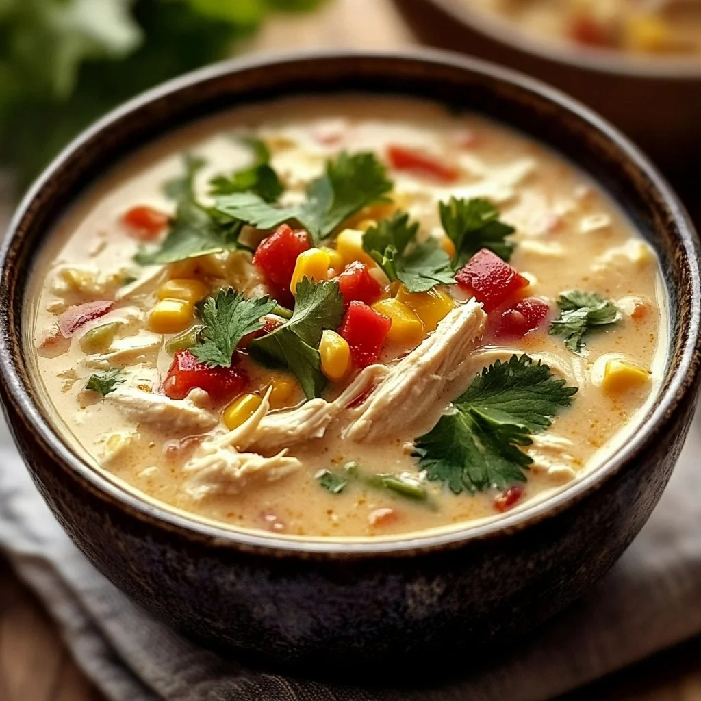 Creamy Southwestern White Chicken Chili