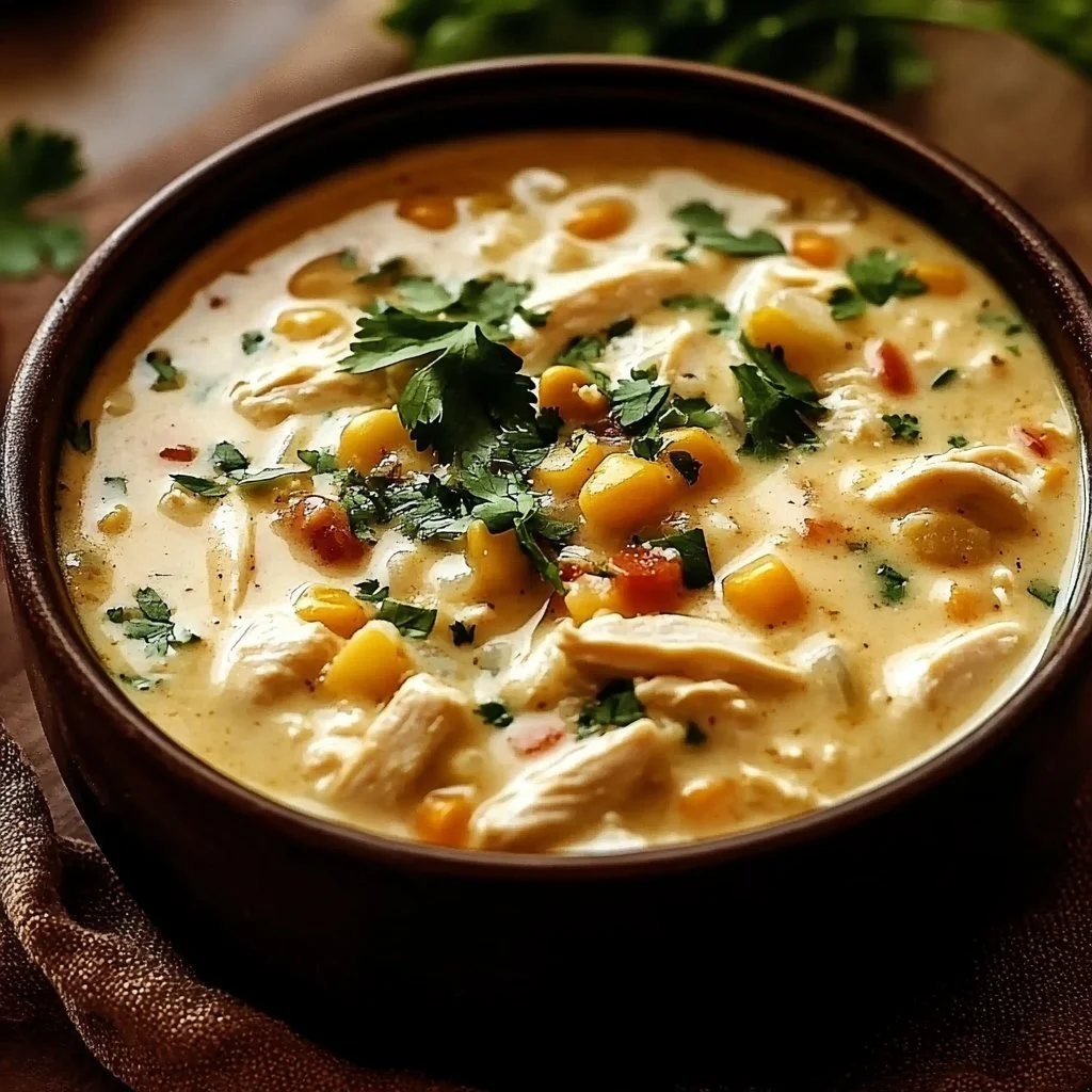 Creamy Southwestern White Chicken Chili