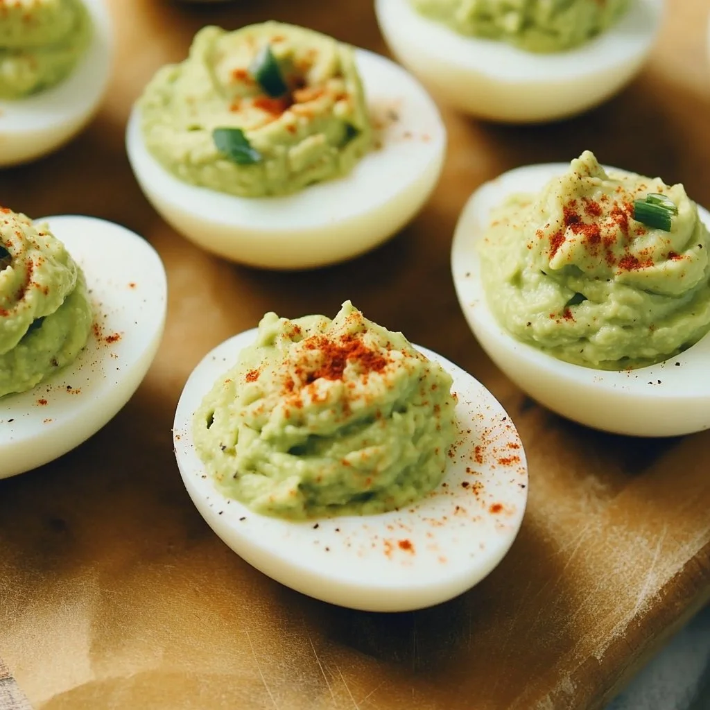 Guacamole Deviled Eggs 2 Guacamole Deviled Eggs