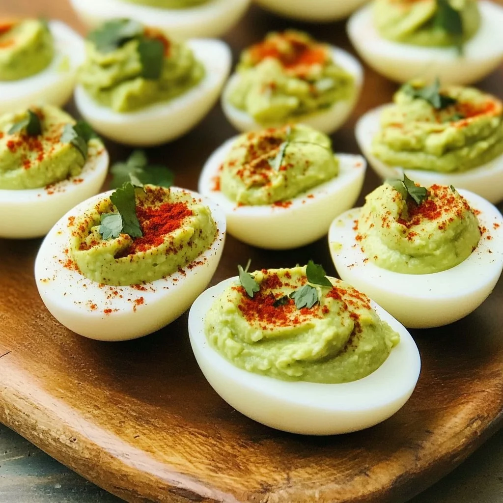 Guacamole Deviled Eggs 3 Guacamole Deviled Eggs