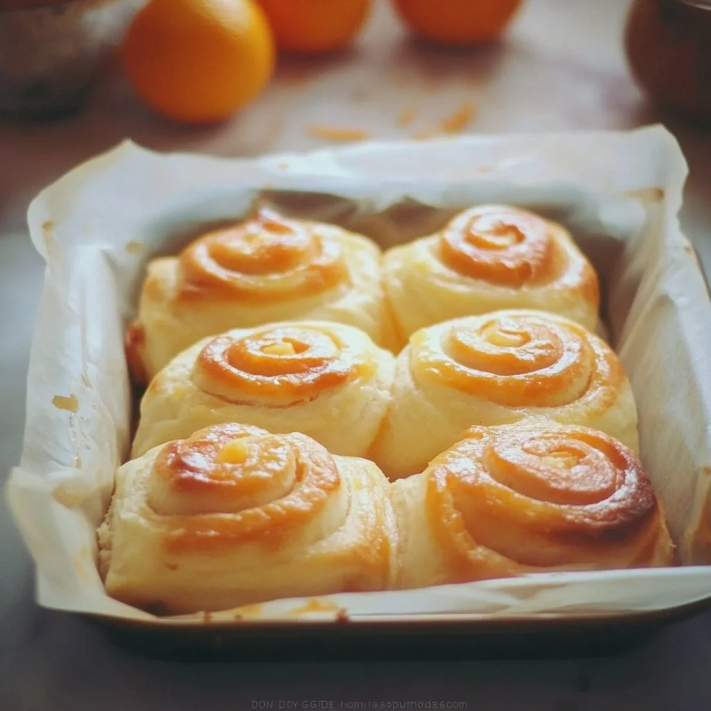 Orange Sweet Rolls 3 Orange Sweet Rolls