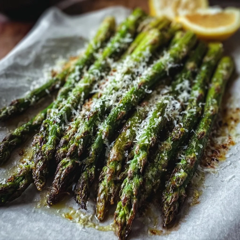 Roasted Asparagus with Parmesan