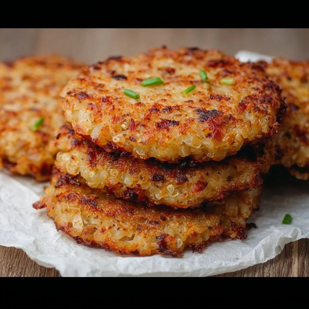 Air Fryer Cauliflower Rice Hash Browns