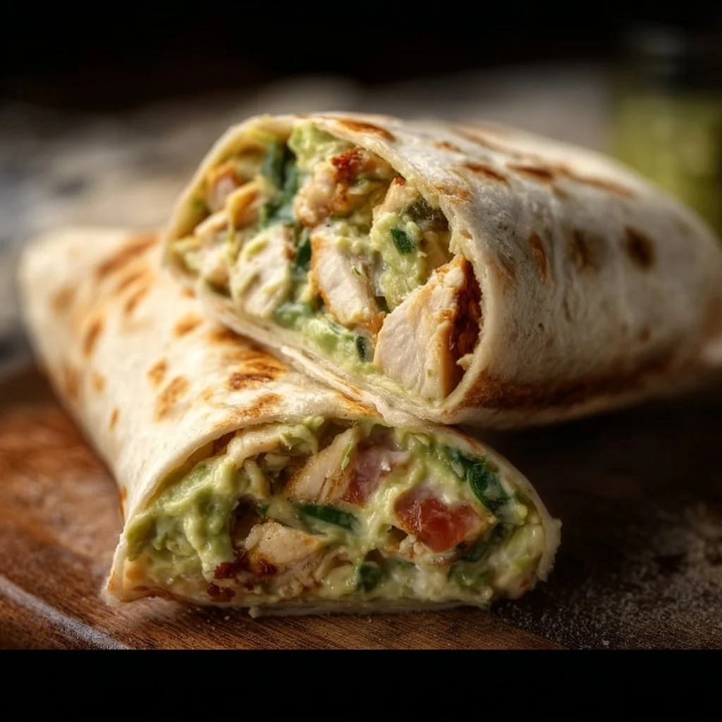 Avocado Chicken Wrap