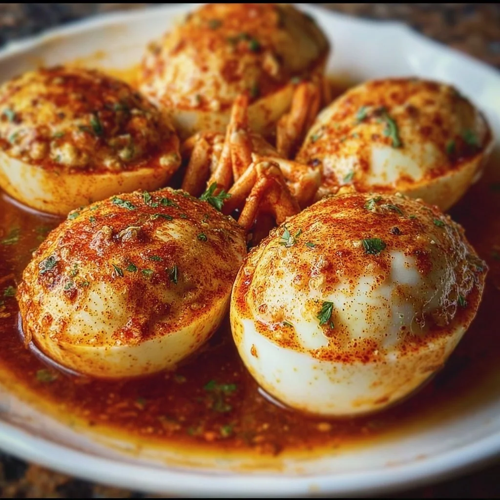 Cajun Crab and Boil Eggs