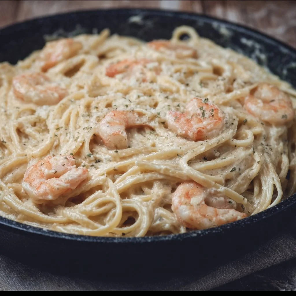 Creamy Shrimp Alfredo Pasta