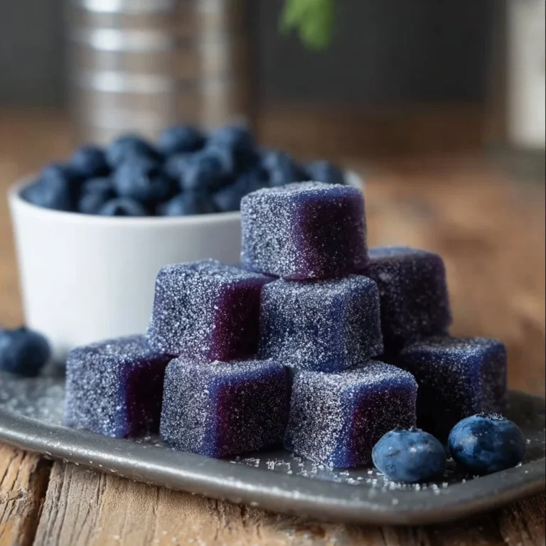 Healthy blueberry and coconut gummies for dogs