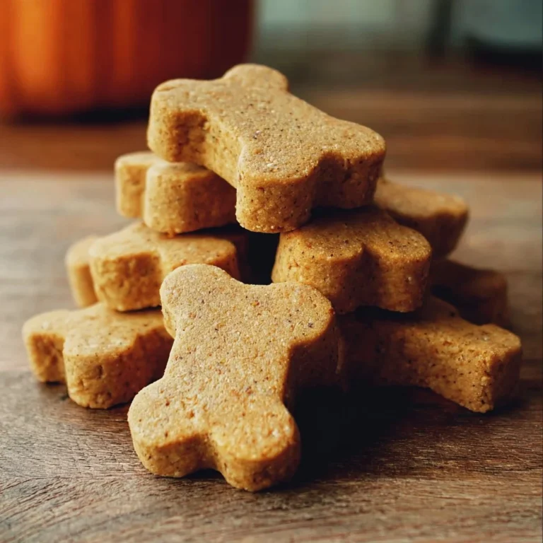 Homemade peanut butter dog treats for happy and healthy pets