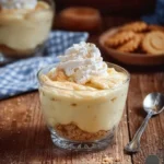 Delicious Keto Banana Pudding in a bowl, a low-carb dessert option