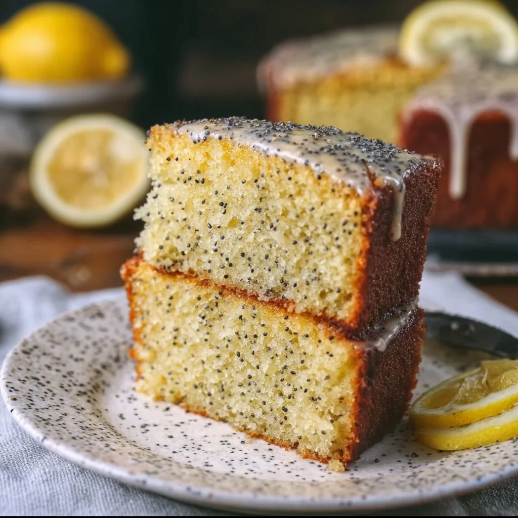 Moist and Zesty Lemon Poppy Seed Cake