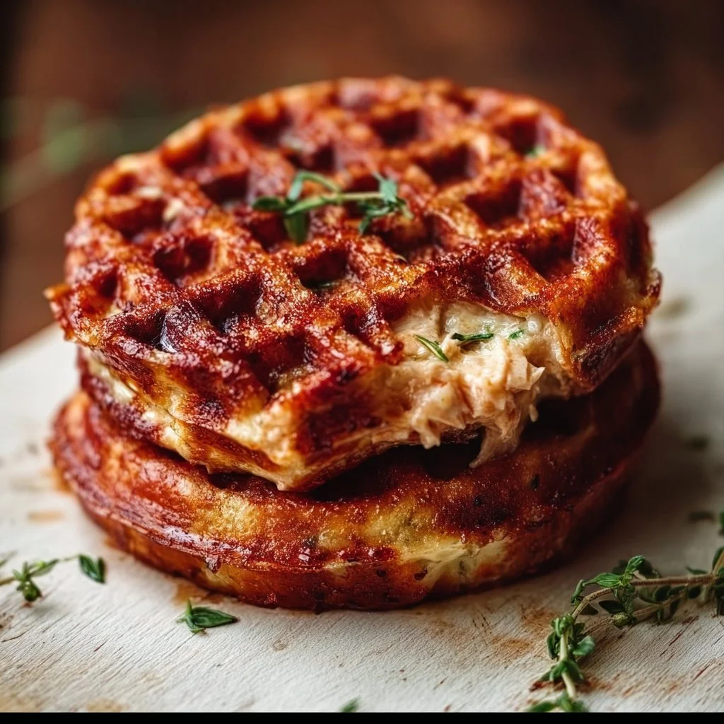 Savory Tuna Melt Chaffle